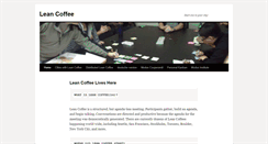 Desktop Screenshot of leancoffee.org