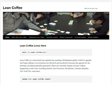 Tablet Screenshot of leancoffee.org